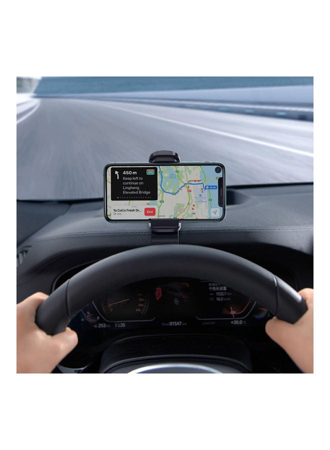 Baseus Big Mouth PRO Car Holder Mount Dashboard Adjustable Universal Clamp Applicable to 4.7-6.5 inches phones Black - Image 2