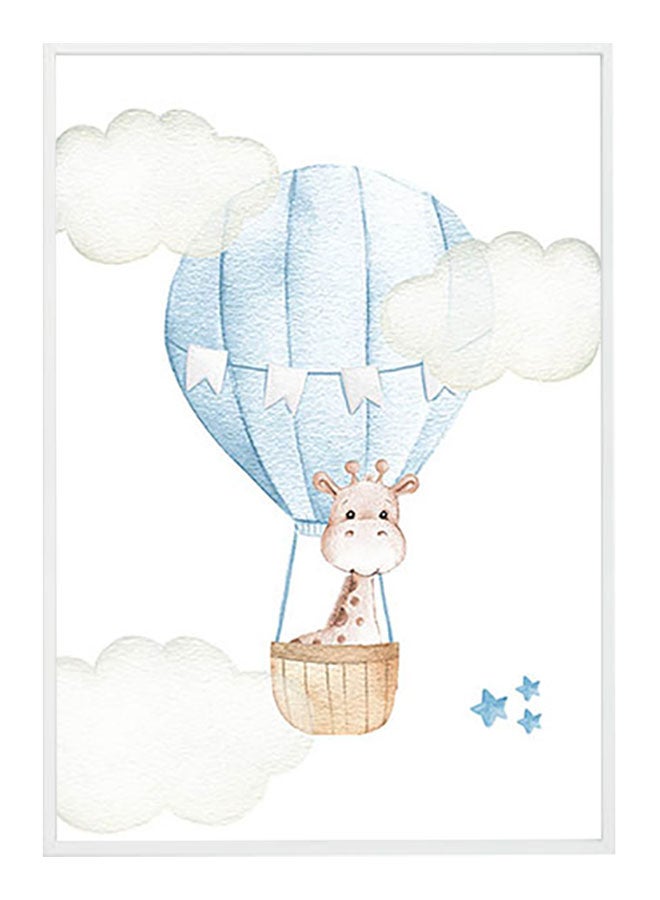 DECOREK - Balloon Printed Canvas Painting Multicolour 57 x 71 x 4.5cm - Image 1