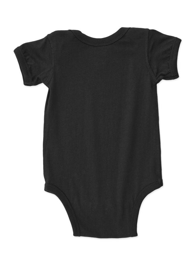 Twinkle Hands 1st New Year Printed Printed Onesie Black/Brown - Image 2