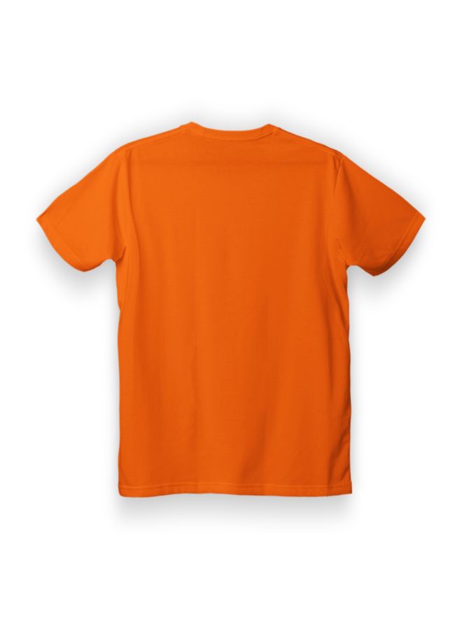 Twinkle Hands - Big Bro Printed T-Shirt Orange/White - Image 1