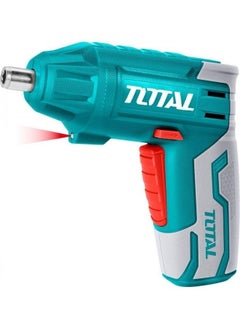 TOTAL 11-Piece Li-Ion Cordless Screwdriver Set 4V Light Green/Silver  - Image 1