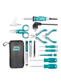 13-Piece Telecom Tools Set Light Green/Black/Silver 3x40-5x75-125-140mm