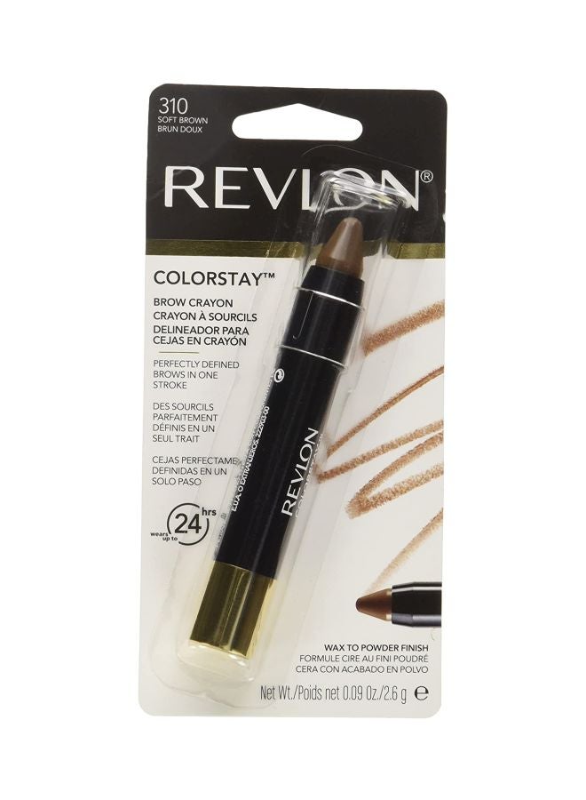 Revlon ColorStay Brow Crayon Soft Black  - Image 3