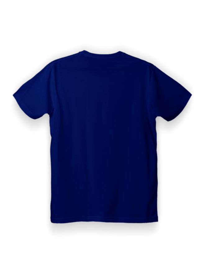 Twinkle Hands T-Rex Printed T-Shirt Navy/Brown - Image 2