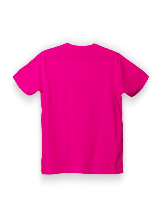 Twinkle Hands Happy New Year Printed T-Shirt Pink/White - Image 2