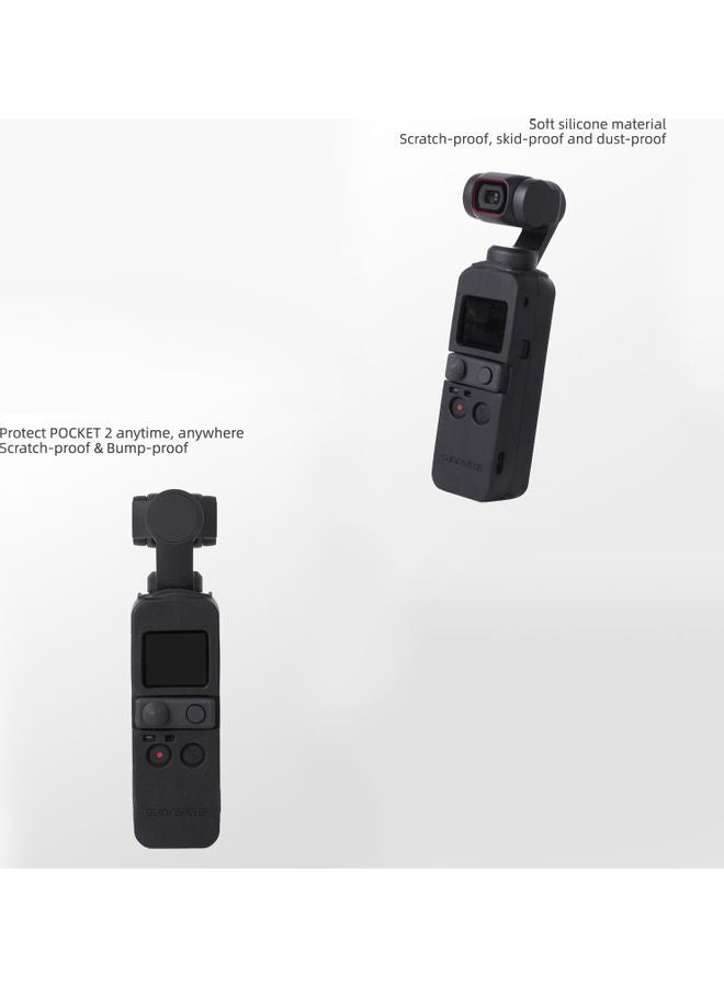 Protective Skin Shell Cover Replacement for DJI Pocket 2 Accessory 5.70 x 3.80 x 3.30cm  - Image 3
