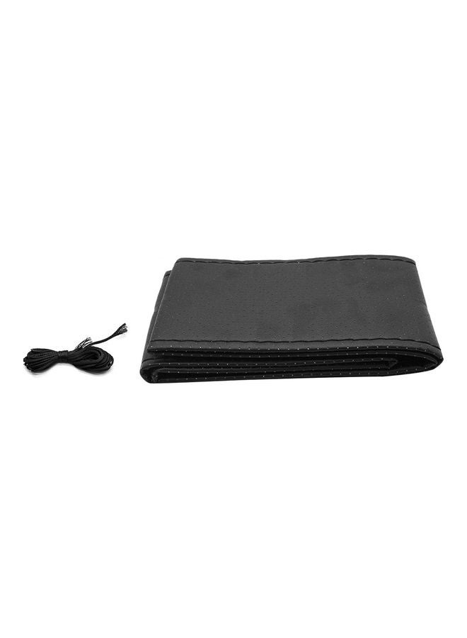 Generic Car Truck DIY Leather Steering Wheel Cover with Needles and Thread  - Image 1
