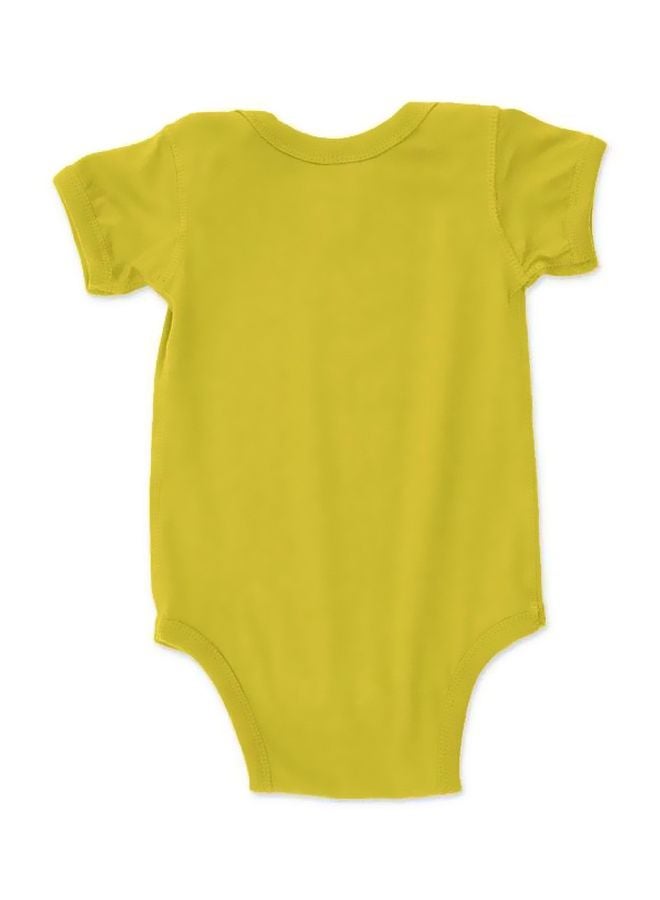 Twinkle Hands - The Milk Thief Printed Onesie Yellow/Black - Image 1