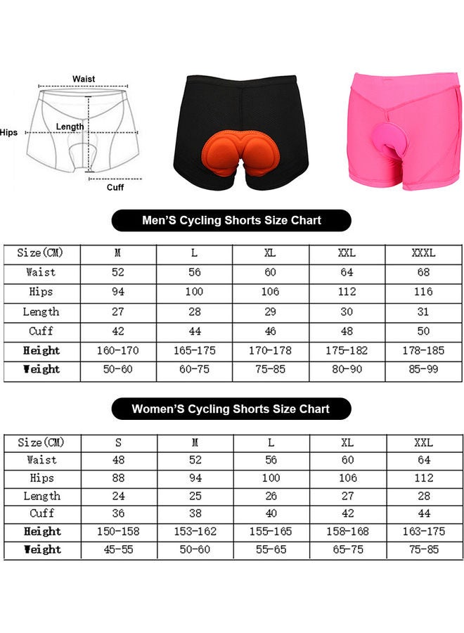 Generic Stretchable Padded Cycling Shorts L  - Image 2