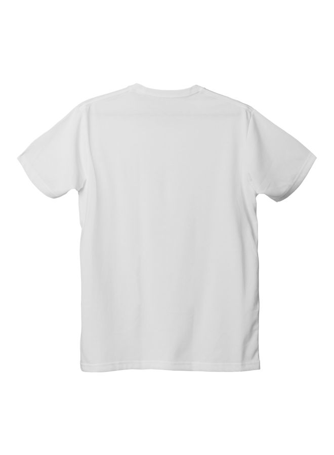 Twinkle Hands - One Happy Shark Printed T-Shirt White/Blue/Black - Image 1
