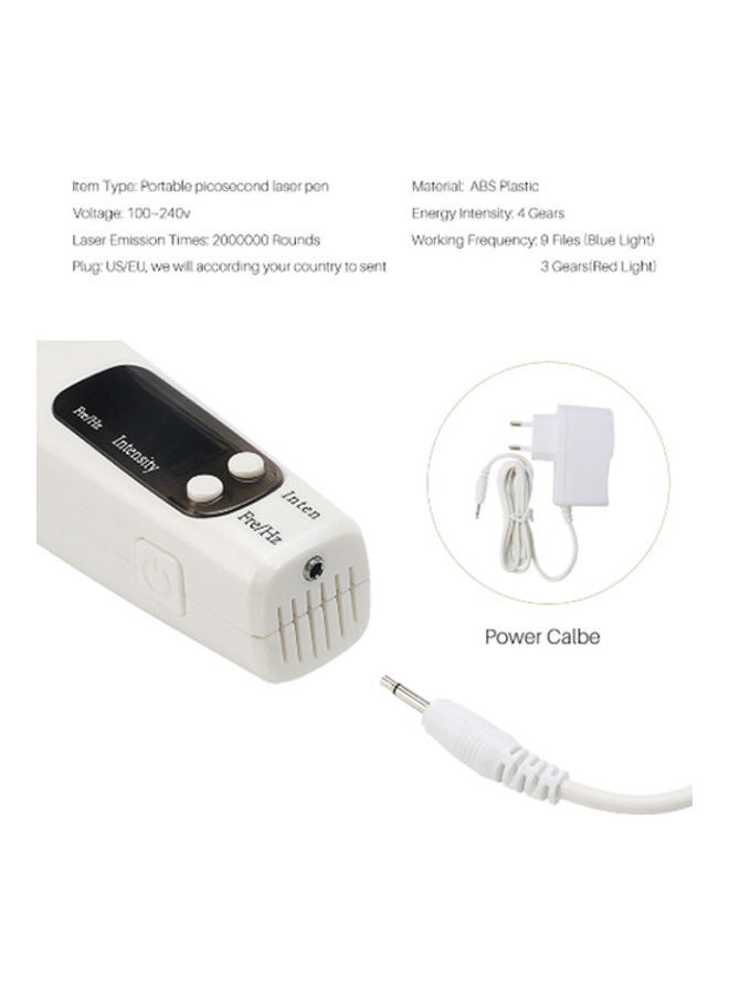 Generic - Laser Acne Mole Dark Spot Pigment Removal Machine White 18cm - Image 1
