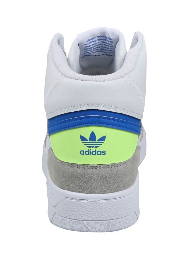 adidas Originals - Drop Step Sneaker Shoes White/Grey/Blue - Image 1