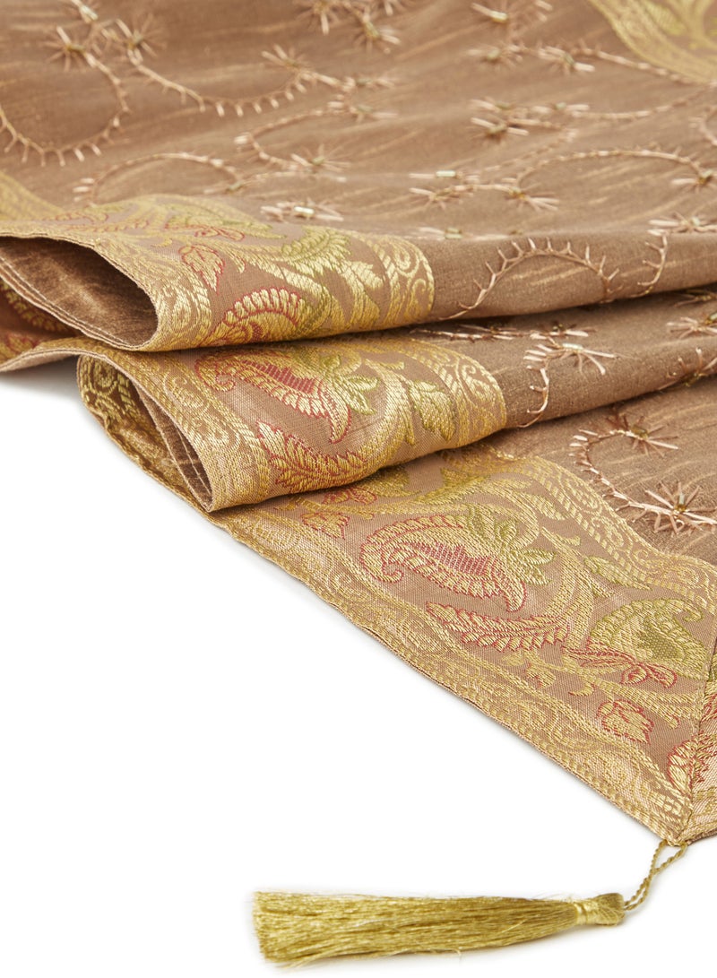 Ikras Decorative Fabric Runner Beige 40x180cm  - Image 3
