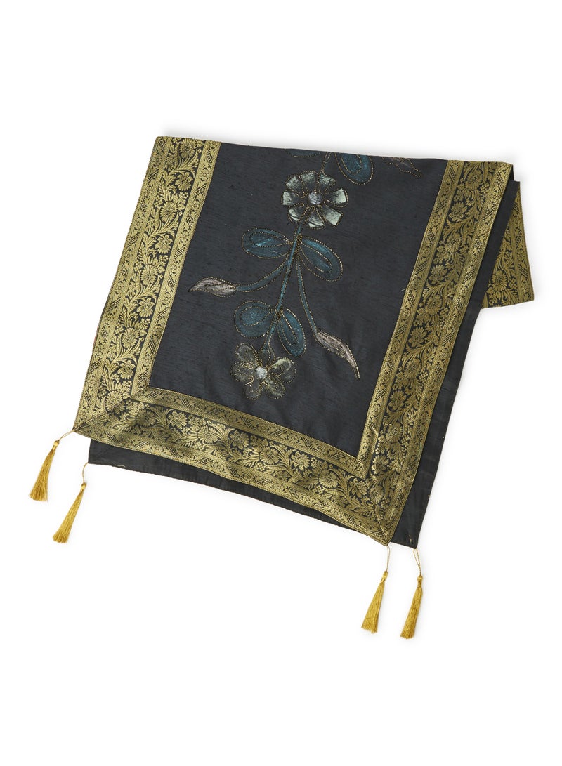 Ikras DHP Runner Blue/Gold 50x150cm  - Image 1