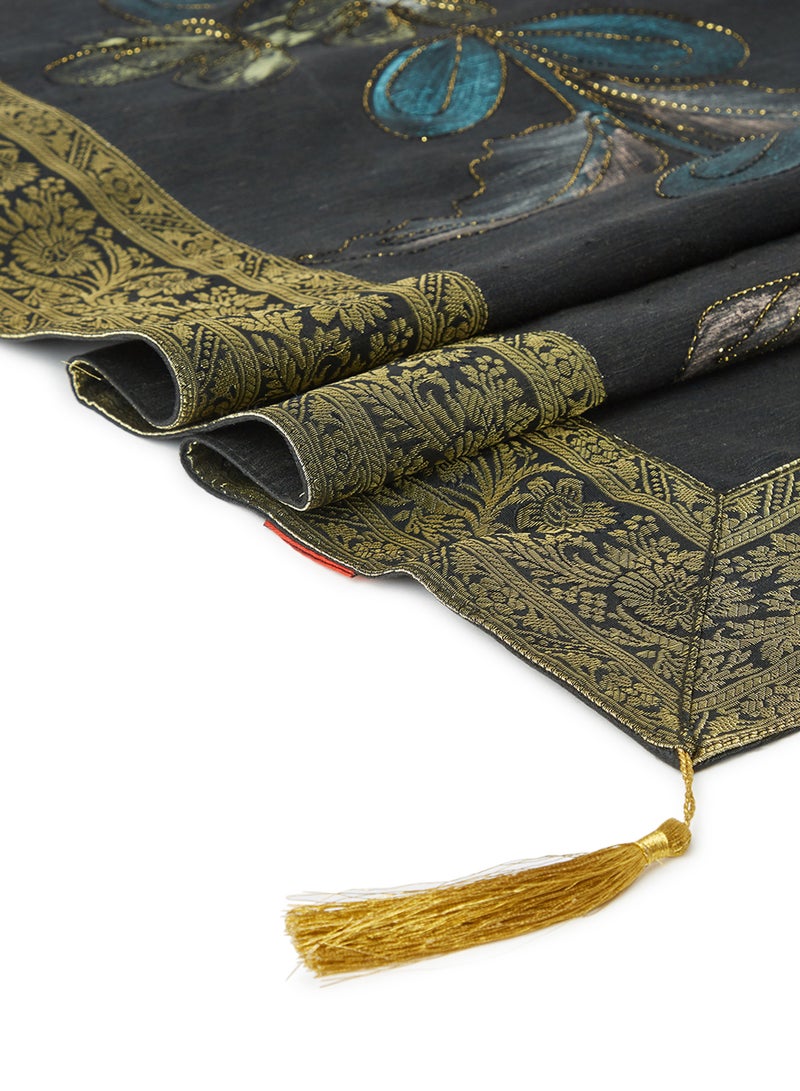 Ikras DHP Runner Blue/Gold 50x150cm  - Image 3