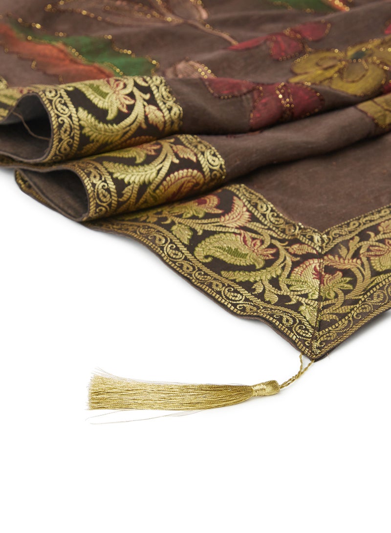 Ikras DHP Runner Brown/Gold 50x150cm - Image 3