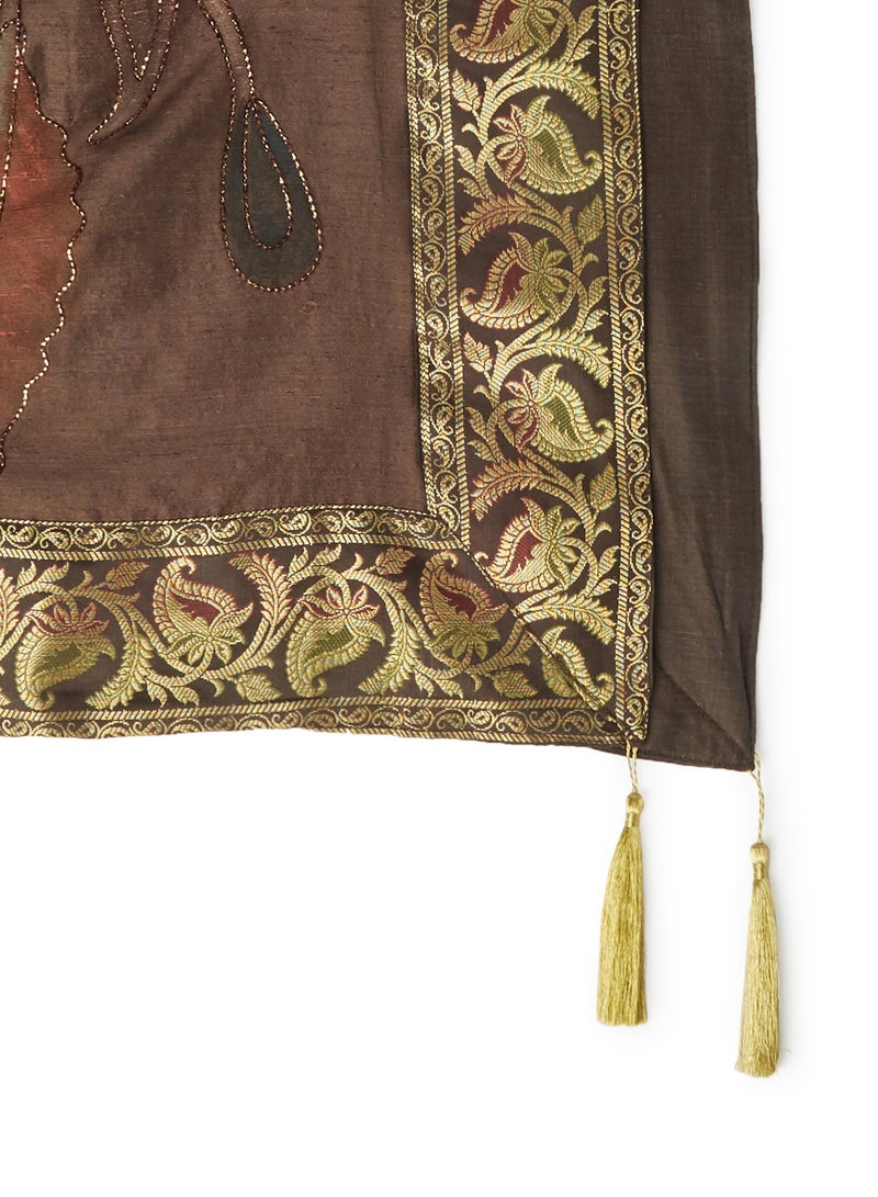 Ikras DHP Runner Brown/Gold 50x150cm - Image 2