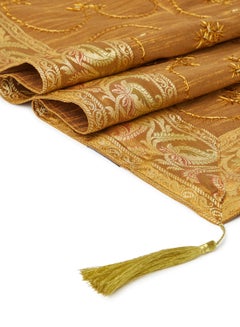 Ikras Decorative Fabric Runner Yellow 50x150cm  - Image 3