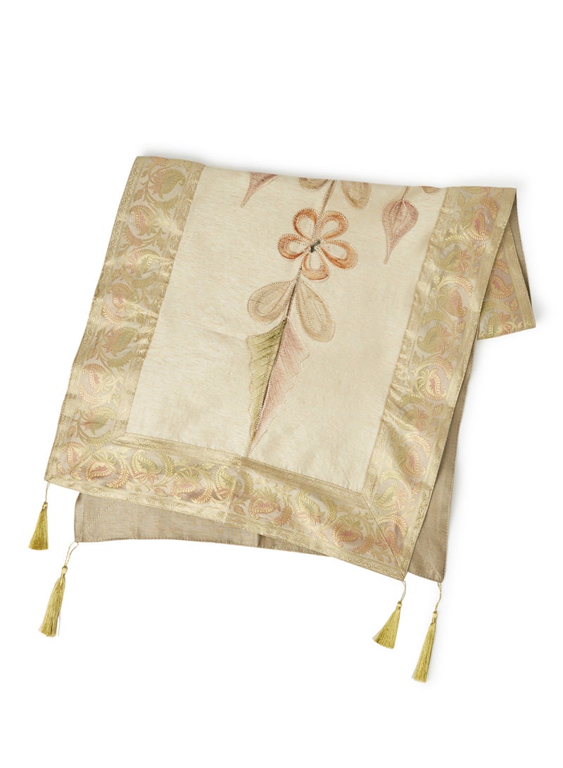 Ikras DHP Runner Beige/Gold 50x150cm  - Image 1