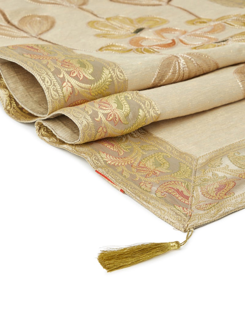 Ikras DHP Runner Beige/Gold 50x150cm  - Image 3