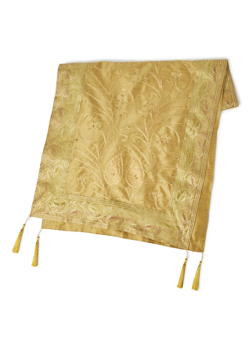 Ikras Decorative Fabric Runner Yellow 50x150cm - Image 1