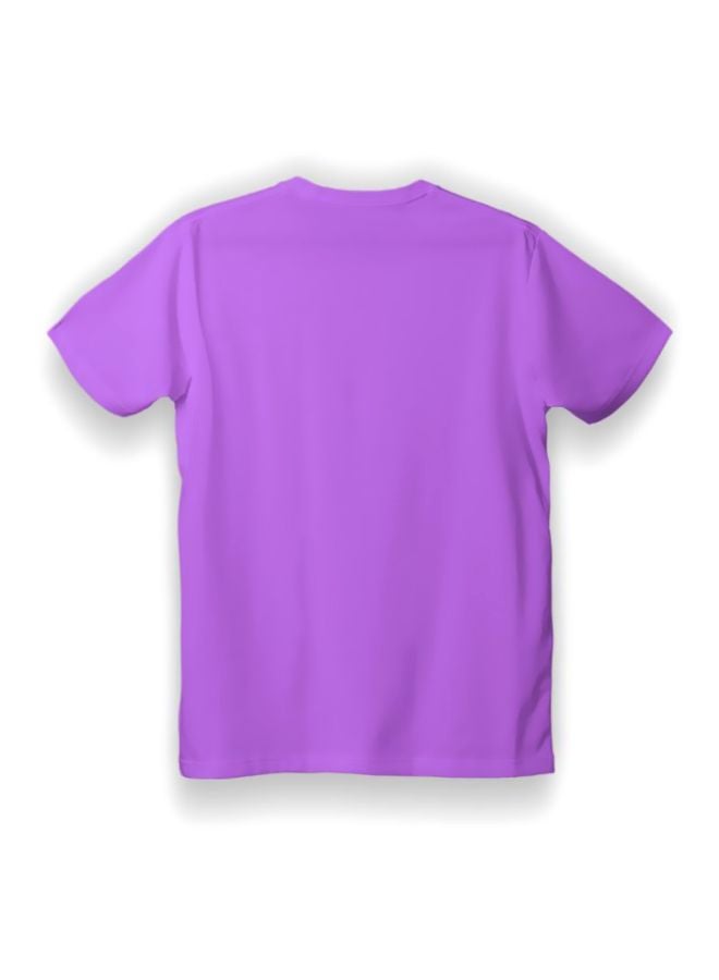 Twinkle Hands - Big Sister Printed T-Shirt Purple/White - Image 1