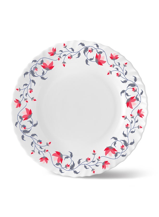 بوروسيل طبق شوربة لارا بينتا من زجاج الأوبال أبيض 22.5سم - Image 1