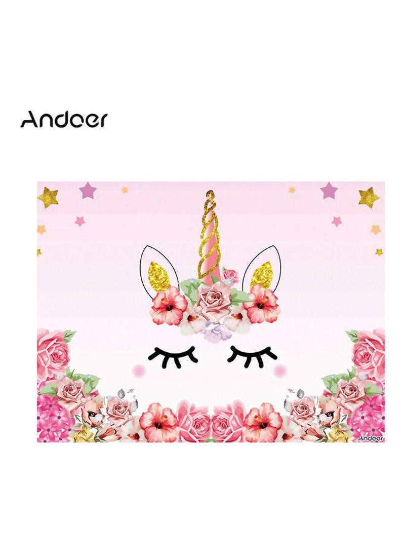 ANDOER Birthday Party Photography Studio Background Multicolour - Image 2