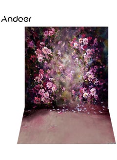 ANDOER Flower Wall Photography Studio Background Multicolour  - Image 1