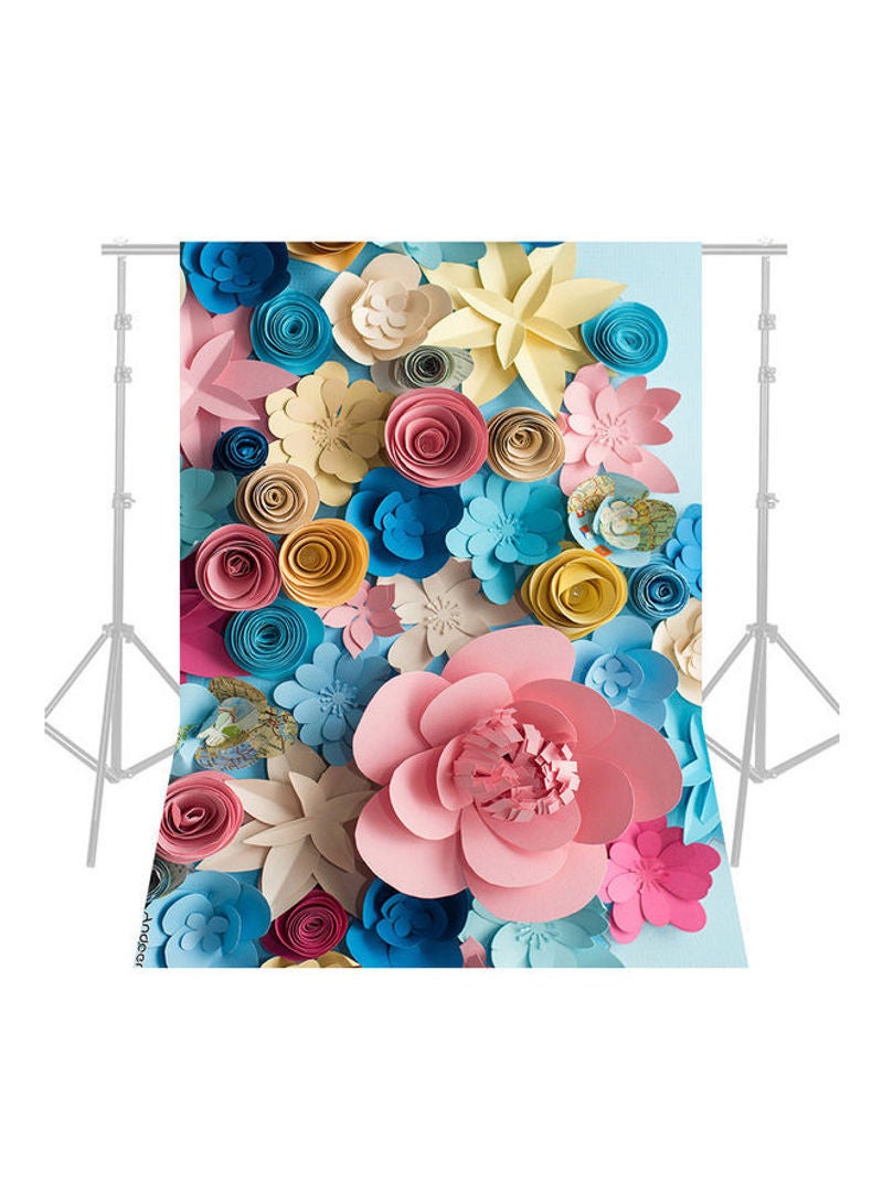 أندوير خلفية أستوديو للتصوير الفوتوغرافي بتصميم زهور متفتحة الأوراق متعدد الألوان - Image 5
