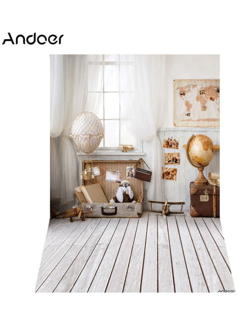 ANDOER Travel Theme Photography Studio Background Multicolour - Image 1