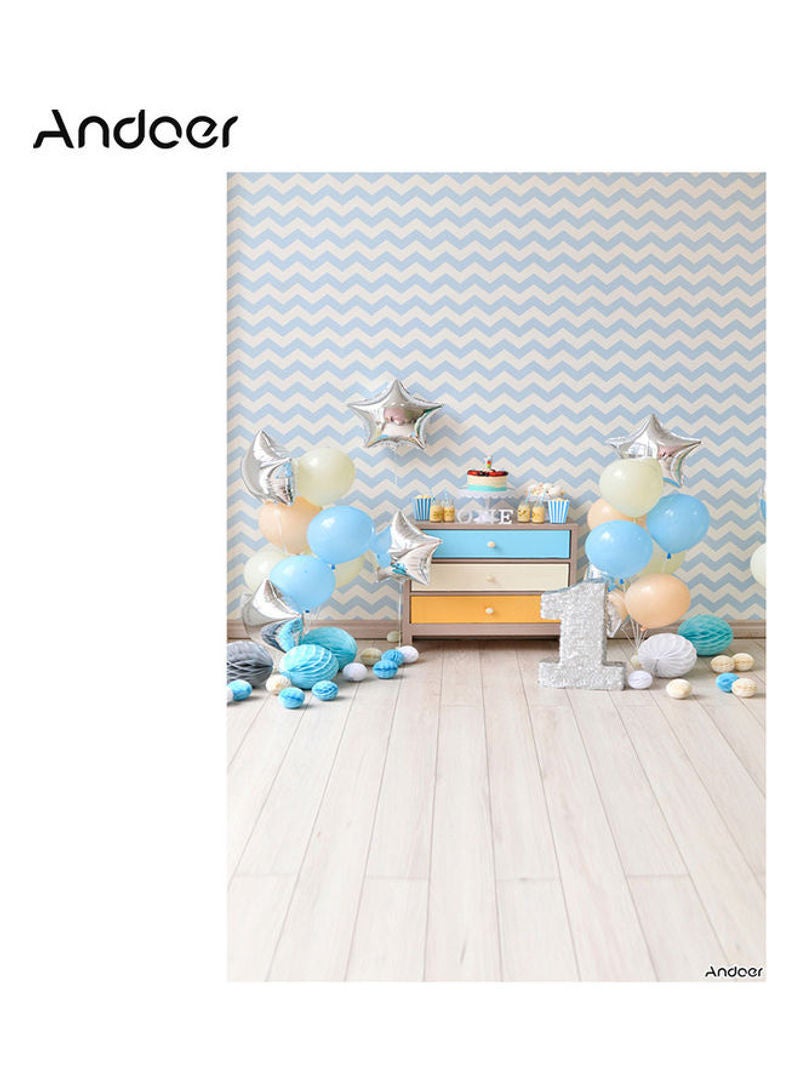 ANDOER First Birthday Photography Studio Background Multicolour - Image 1