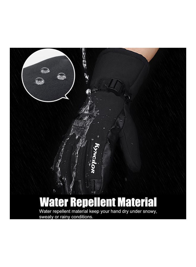 Generic Pair Of Winter Warm Fleece Sports Cycling Skiing Outdoor Gloves XL  - Image 4