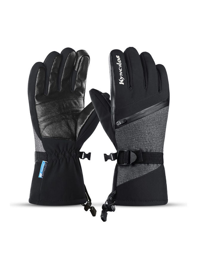 Generic Pair Of Winter Warm Ski Cycling Fleece Anti-Slip Sports Gloves XL  - Image 1