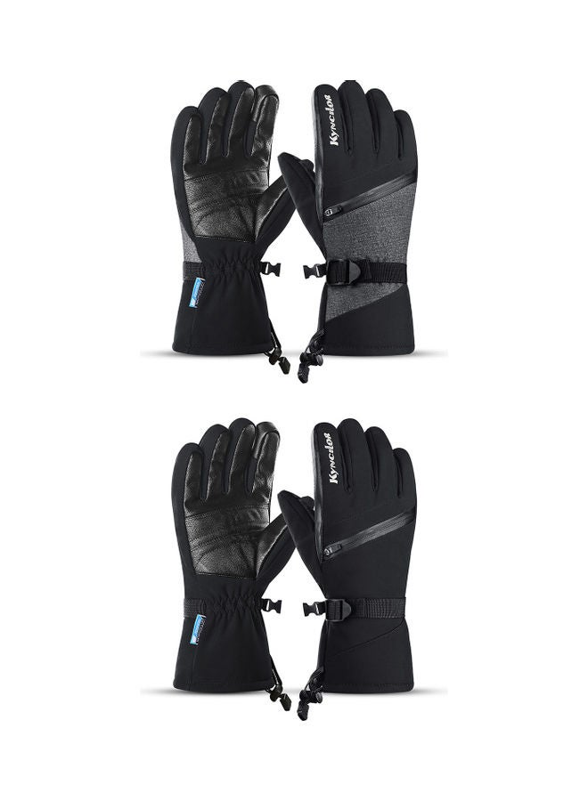Generic Pair Of Winter Warm Ski Cycling Fleece Anti-Slip Sports Gloves XL  - Image 3