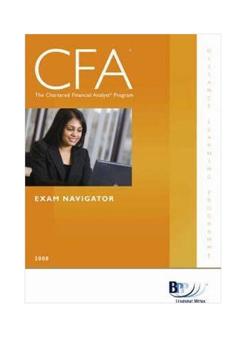 Cfa Level 1 - Exam Navigator: Level I : Study Programme Paperback English by BPP Learning Media - 01032018