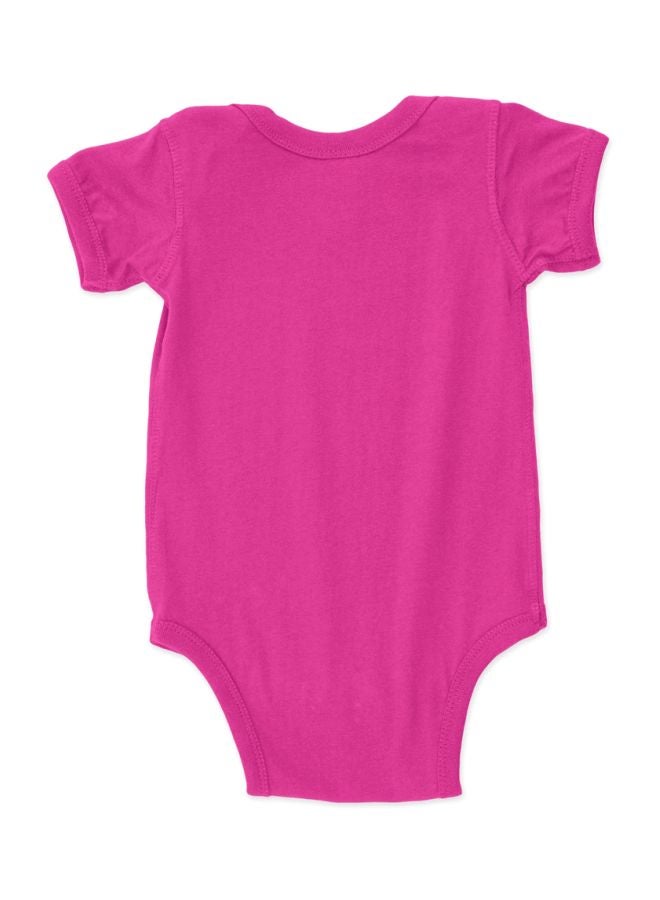 Twinkle Hands One Printed Onesie Pink/White  - Image 2
