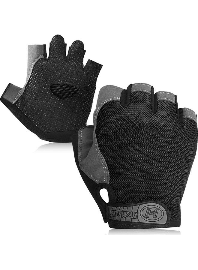 MTB Weight Lifting Wear-Resistant Half Finger Anti-skid Cycling Gloves 0.028kg - Image 1
