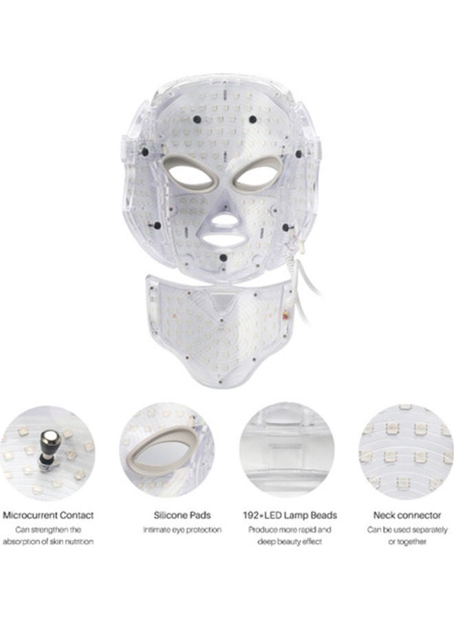 Generic LED Mask Facial Machine White 18cm  - Image 2