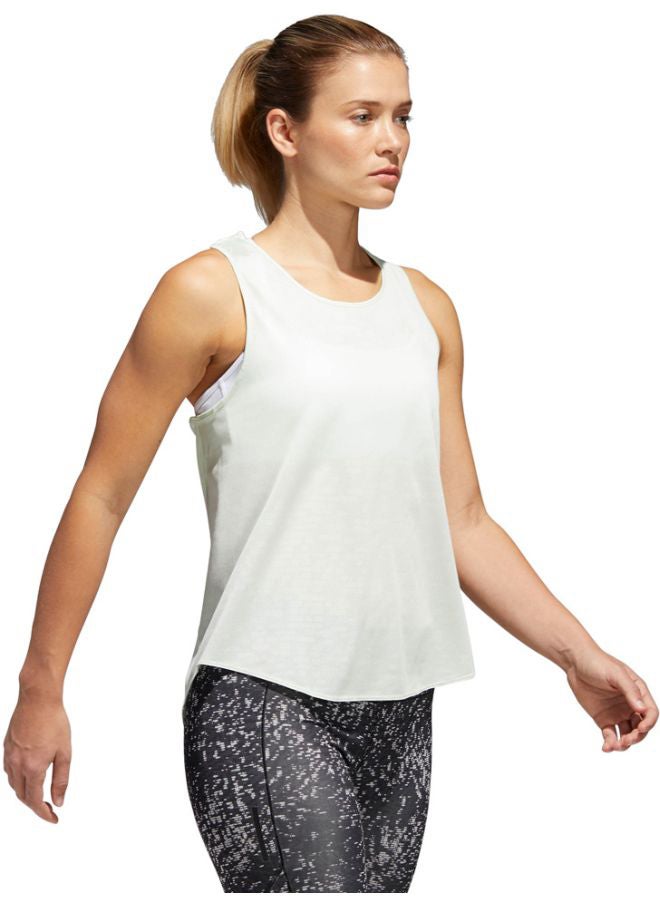 Adidas - Sleeveless Tank Top Light Green - Image 1