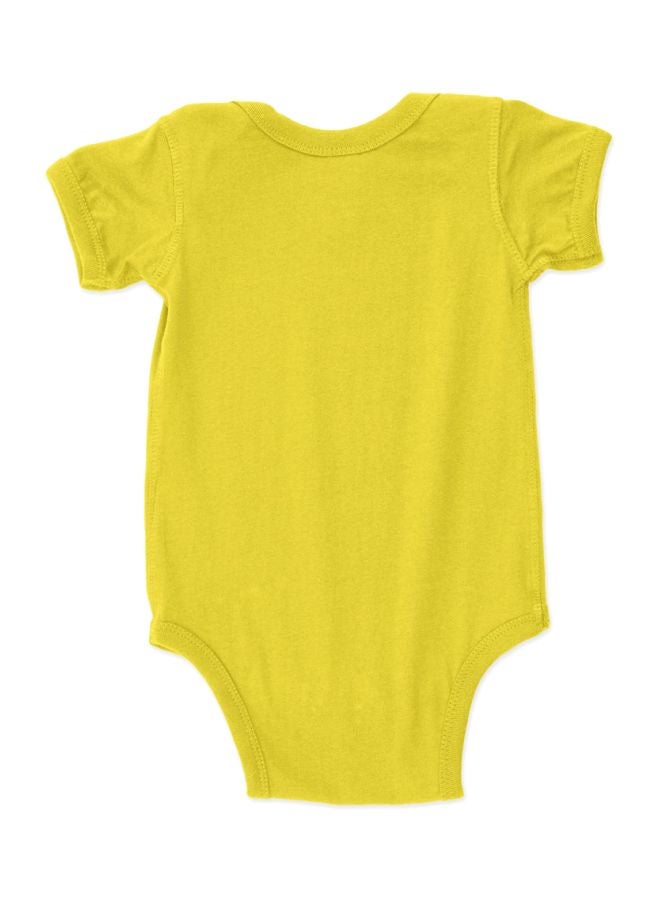 Twinkle Hands - The Milk Thief Printed Onesies Yellow/Black - Image 1