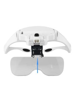 Generic LED Magnifying Adjustable Head Magnifier Bracket Loupe 15cm  - Image 1