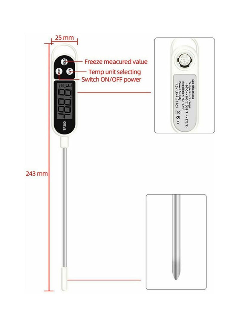 TP300 Kitchen Food Thermometer Black & White 28.4x2x7.2cm - Image 5