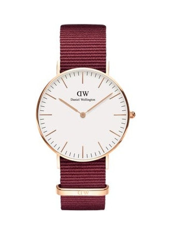 DANIEL WELLINGTON Women's Women's Classic Roselyn Fabric Analog Quartz Wrist Watch 