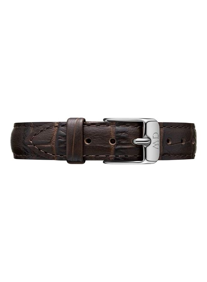 DANIEL WELLINGTON Watch Strap in Leather and Silver 28mm | DW 