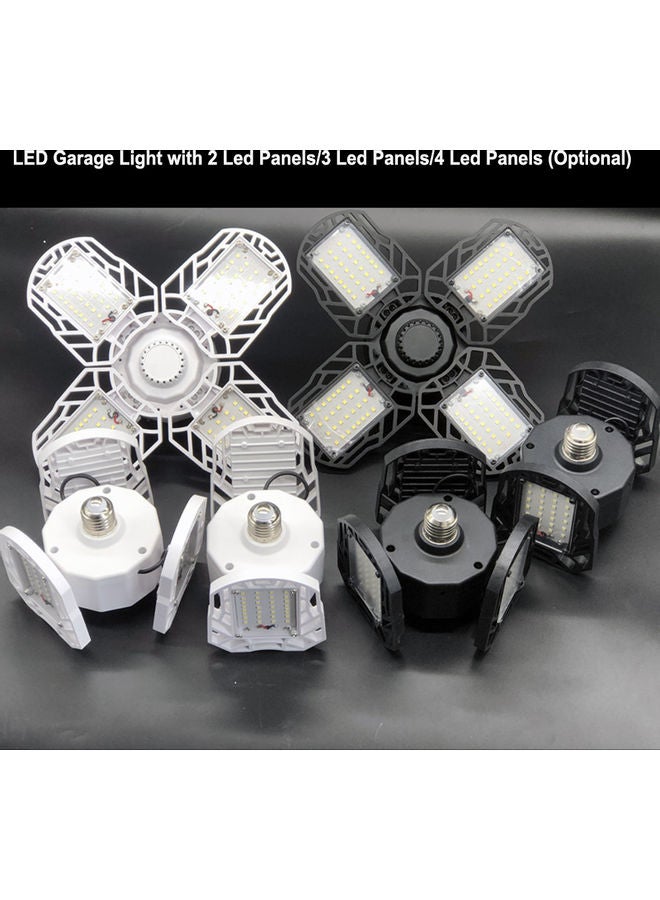 مصباح سقف قابل للتعديل والطي مكون من 80 مصباح LED للمرآب أبيض 16.5 x 11.5 x 14.5سم - Image 2