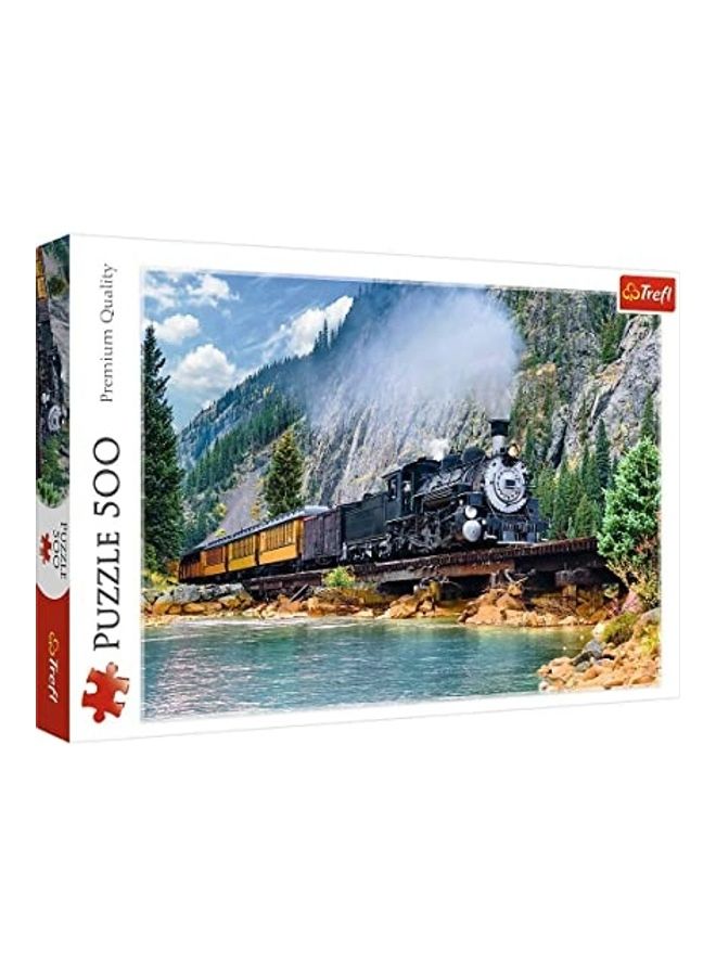 500-Piece Mountain Train Jigsaw Puzzles Playset 48x34cm - v1607601024/N42942941A_1