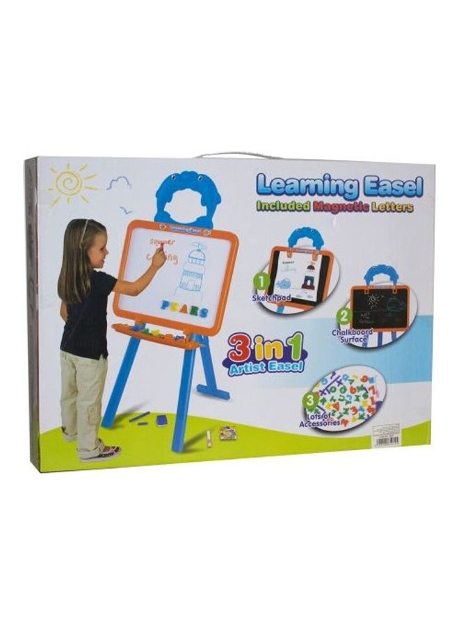 3-In-1 Learning Easel Blue/Multicolor