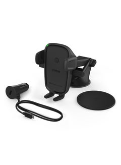 iOttie Easy One Touch Wireless 2 Car Mount And Charger Black  - Image 1