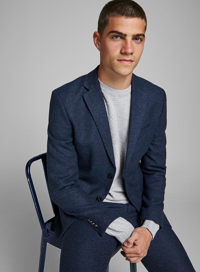 JACK & JONES - Solid Sweater Cool Grey - Image 1